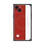 プレミアムパネル with MagSafe［ CASEPLAY Bi-Colors Red & White - ケースプレイ・バイカラー レッド＆ホワイト ］
