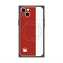 プレミアムパネル with MagSafe［ CASEPLAY Bi-Colors Red & White - ケースプレイ・バイカラー レッド＆ホワイト ］