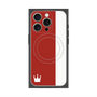 プレミアムパネル with MagSafe［ CASEPLAY Bi-Colors Red & White - ケースプレイ・バイカラー レッド＆ホワイト ］