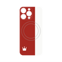 プレミアムパネル with MagSafe［ CASEPLAY Bi-Colors Red & White - ケースプレイ・バイカラー レッド＆ホワイト ］
