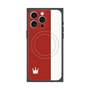 プレミアムパネル with MagSafe［ CASEPLAY Bi-Colors Red & White - ケースプレイ・バイカラー レッド＆ホワイト ］
