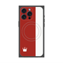 プレミアムパネル with MagSafe［ CASEPLAY Bi-Colors Red & White - ケースプレイ・バイカラー レッド＆ホワイト ］