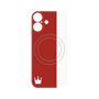 プレミアムパネル with MagSafe［ CASEPLAY Bi-Colors Red & White - ケースプレイ・バイカラー レッド＆ホワイト ］