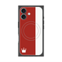 プレミアムパネル with MagSafe［ CASEPLAY Bi-Colors Red & White - ケースプレイ・バイカラー レッド＆ホワイト ］