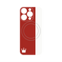 プレミアムパネル with MagSafe［ CASEPLAY Bi-Colors Red & White - ケースプレイ・バイカラー レッド＆ホワイト ］