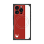 プレミアムパネル with MagSafe［ CASEPLAY Bi-Colors Red & White - ケースプレイ・バイカラー レッド＆ホワイト ］