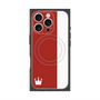プレミアムパネル with MagSafe［ CASEPLAY Bi-Colors Red & White - ケースプレイ・バイカラー レッド＆ホワイト ］