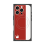 プレミアムパネル with MagSafe［ CASEPLAY Bi-Colors Red & White - ケースプレイ・バイカラー レッド＆ホワイト ］