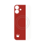 プレミアムパネル with MagSafe［ CASEPLAY Bi-Colors Red & White - ケースプレイ・バイカラー レッド＆ホワイト ］