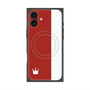 プレミアムパネル with MagSafe［ CASEPLAY Bi-Colors Red & White - ケースプレイ・バイカラー レッド＆ホワイト ］