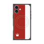 プレミアムパネル with MagSafe［ CASEPLAY Bi-Colors Red & White - ケースプレイ・バイカラー レッド＆ホワイト ］