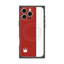 プレミアムパネル with MagSafe［ CASEPLAY Bi-Colors Red & White - ケースプレイ・バイカラー レッド＆ホワイト ］