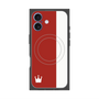 プレミアムパネル with MagSafe［ CASEPLAY Bi-Colors Red & White - ケースプレイ・バイカラー レッド＆ホワイト ］