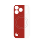 プレミアムパネル with MagSafe［ CASEPLAY Bi-Colors Red & White - ケースプレイ・バイカラー レッド＆ホワイト ］