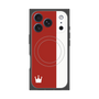 プレミアムパネル with MagSafe［ CASEPLAY Bi-Colors Red & White - ケースプレイ・バイカラー レッド＆ホワイト ］