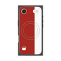 プレミアムパネル with MagSafe［ CASEPLAY Bi-Colors Red & White - ケースプレイ・バイカラー レッド＆ホワイト ］