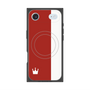 プレミアムパネル with MagSafe［ CASEPLAY Bi-Colors Red & White - ケースプレイ・バイカラー レッド＆ホワイト ］