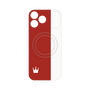 プレミアムパネル with MagSafe［ CASEPLAY Bi-Colors Red & White - ケースプレイ・バイカラー レッド＆ホワイト ］