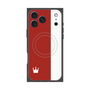 プレミアムパネル with MagSafe［ CASEPLAY Bi-Colors Red & White - ケースプレイ・バイカラー レッド＆ホワイト ］