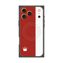 プレミアムパネル with MagSafe［ CASEPLAY Bi-Colors Red & White - ケースプレイ・バイカラー レッド＆ホワイト ］