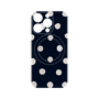 プレミアムパネル with MagSafe［ 水彩ドット・レトロカラー - Navy ］
