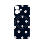 プレミアムパネル with MagSafe［ 水彩ドット・レトロカラー - Navy ］