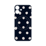 プレミアムパネル with MagSafe［ 水彩ドット・レトロカラー - Navy ］