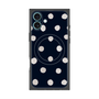 プレミアムパネル with MagSafe［ 水彩ドット・レトロカラー - Navy ］