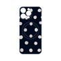 プレミアムパネル with MagSafe［ 水彩ドット・レトロカラー - Navy ］