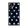 プレミアムパネル with MagSafe［ 水彩ドット・レトロカラー - Navy ］