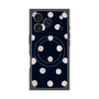プレミアムパネル with MagSafe［ 水彩ドット・レトロカラー - Navy ］