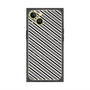 プレミアムパネル with MagSafe［ Small Stripe - Gray × Black ］