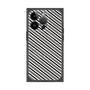 プレミアムパネル with MagSafe［ Small Stripe - Gray × Black ］