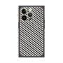 プレミアムパネル with MagSafe［ Small Stripe - Gray × Black ］