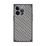 プレミアムパネル with MagSafe［ Small Stripe - Gray × Black ］