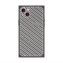 プレミアムパネル with MagSafe［ Small Stripe - Gray × Black ］