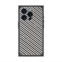プレミアムパネル with MagSafe［ Small Stripe - Gray × Black ］