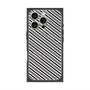 プレミアムパネル with MagSafe［ Small Stripe - Gray × Black ］