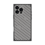 プレミアムパネル with MagSafe［ Small Stripe - Gray × Black ］