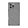 プレミアムパネル with MagSafe［ Small Stripe - Gray × Black ］