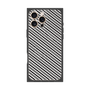 プレミアムパネル with MagSafe［ Small Stripe - Gray × Black ］