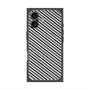 プレミアムパネル with MagSafe［ Small Stripe - Gray × Black ］