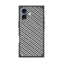 プレミアムパネル with MagSafe［ Small Stripe - Gray × Black ］