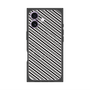 プレミアムパネル with MagSafe［ Small Stripe - Gray × Black ］