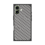 プレミアムパネル with MagSafe［ Small Stripe - Gray × Black ］
