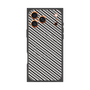 プレミアムパネル with MagSafe［ Small Stripe - Gray × Black ］