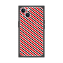 プレミアムパネル with MagSafe［ Small Stripe - Red × Black ］