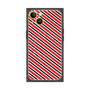 プレミアムパネル with MagSafe［ Small Stripe - Red × Black ］
