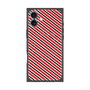 プレミアムパネル with MagSafe［ Small Stripe - Red × Black ］