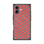 プレミアムパネル with MagSafe［ Small Stripe - Red × Black ］